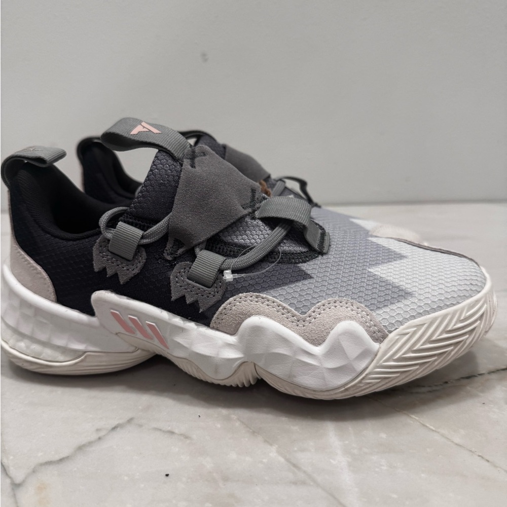 Adidas Trae Young 1 'Carbon Pink Gum' Men's 5.5 Basketball Shoe Trainer Sneakers